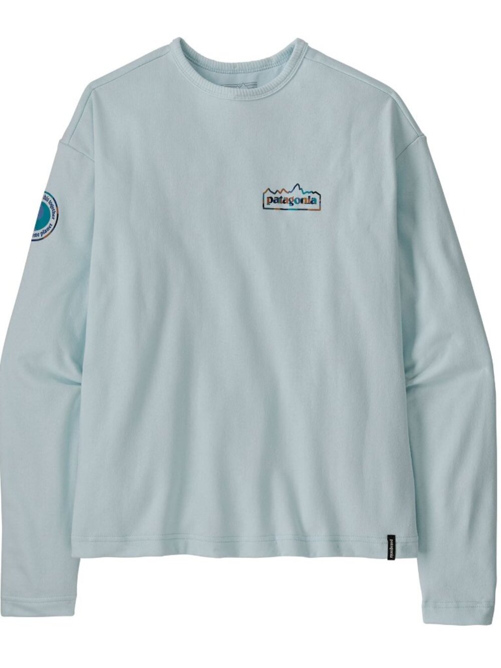 Patagonia Unity Fitz Wildrise Crewneck Sweatshirt Blue Size S